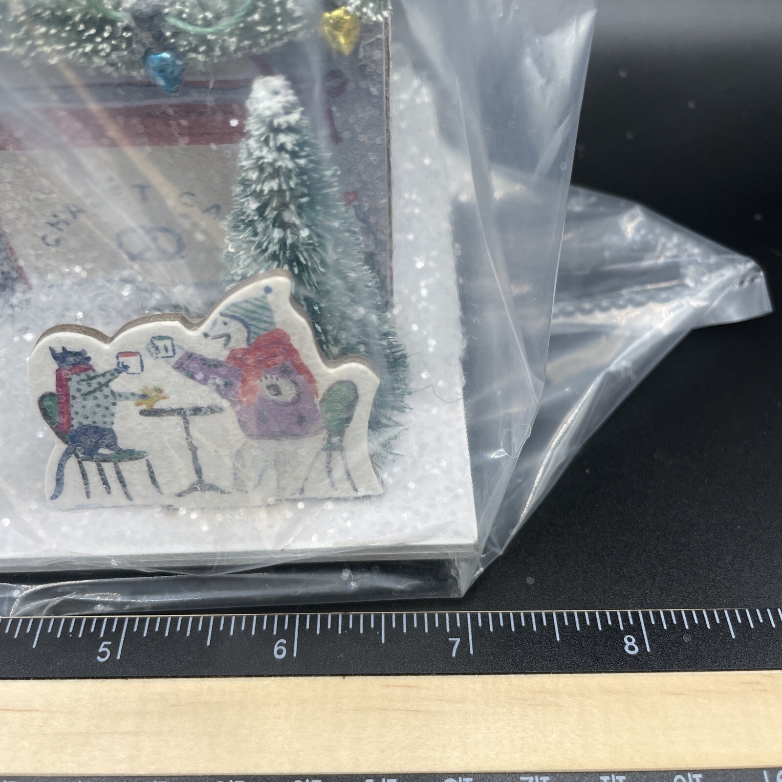 Anthropologie George & Viv Light-Up Village Chalet Cafe Shop Emily Taylor New