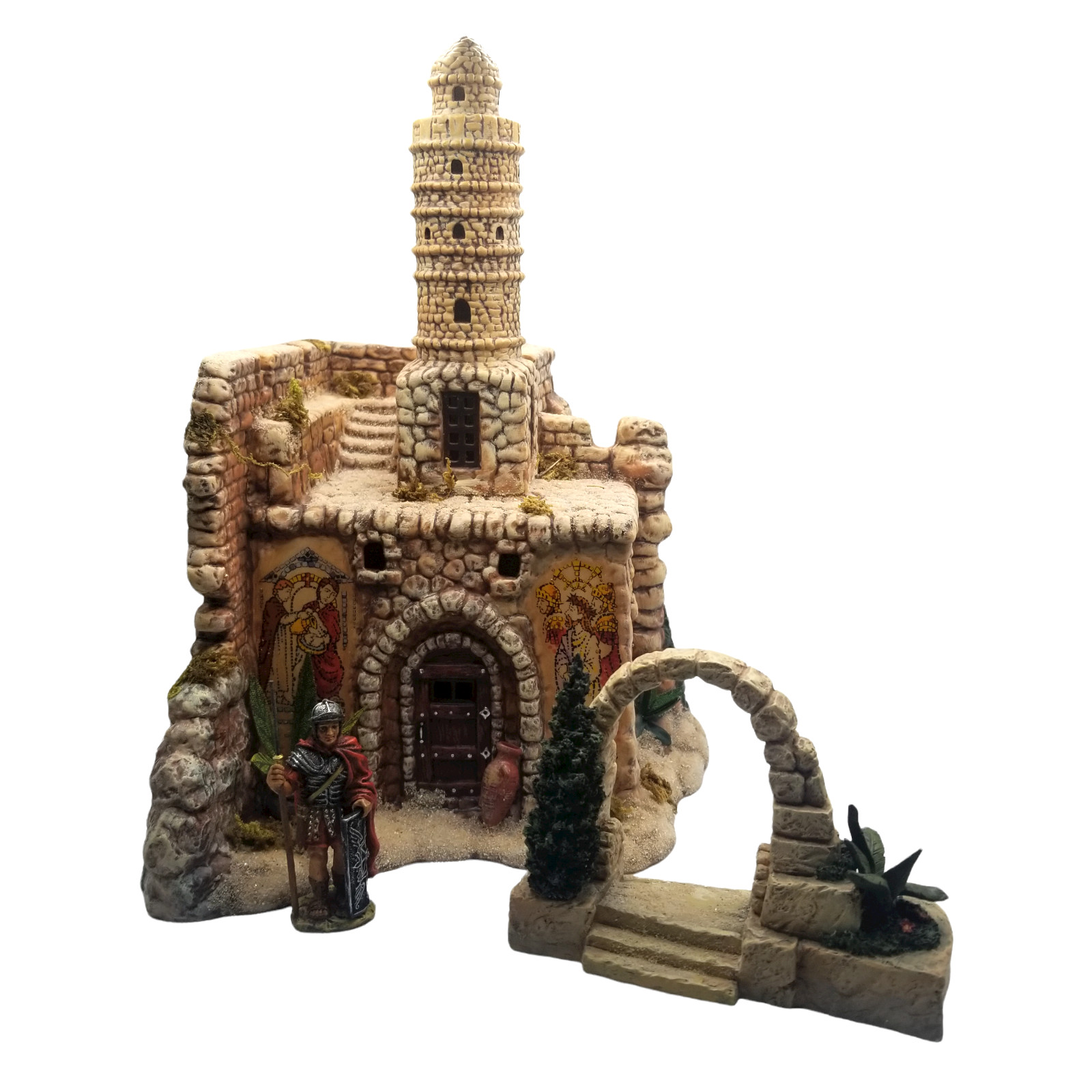 Department 56 TOWER Of DAVID The Holy Land Easter Story Bible Story Complete VTG