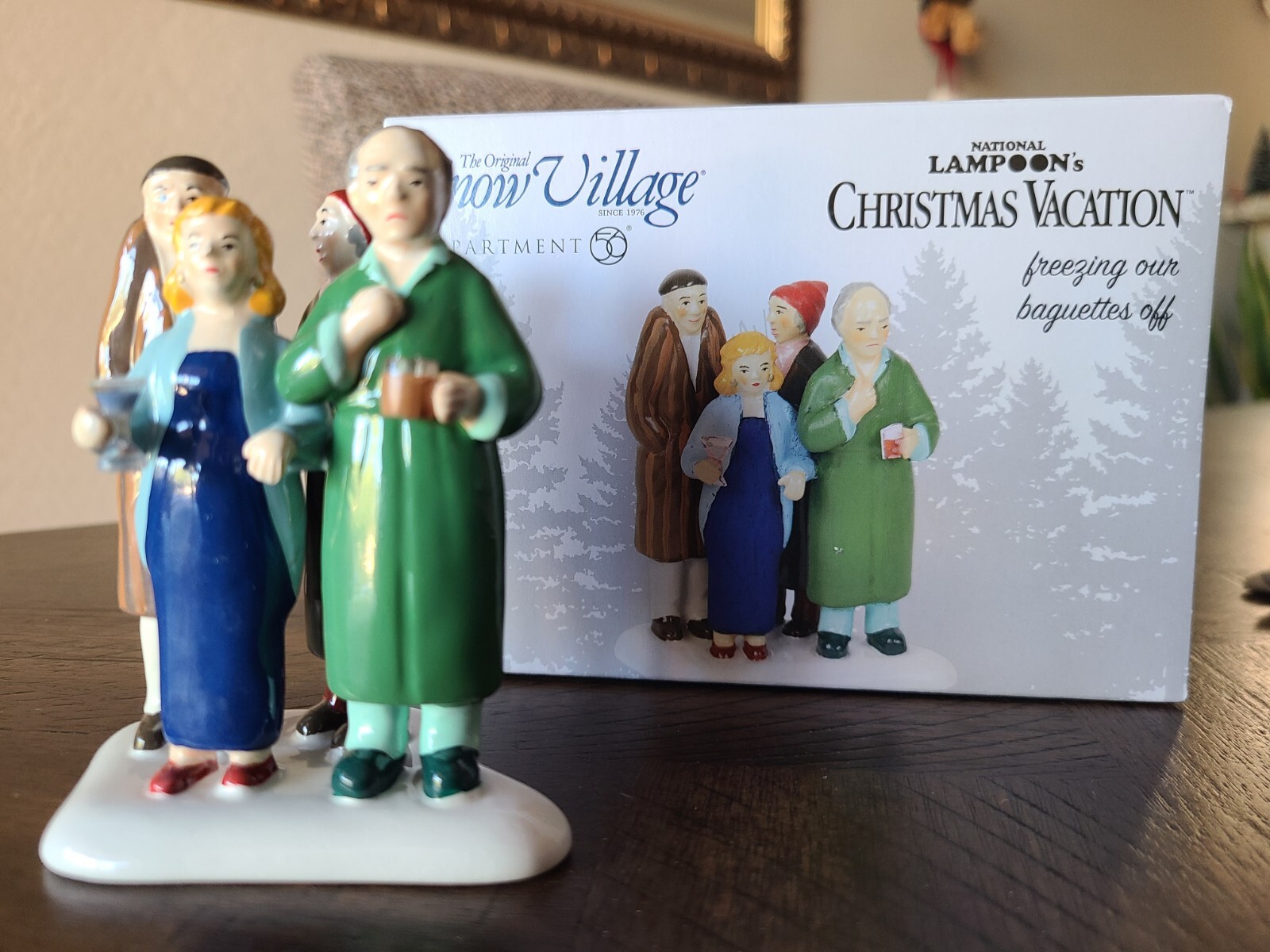 Department 56 Snow Village Christmas Village Freezing Our Baguettes Off 6000646