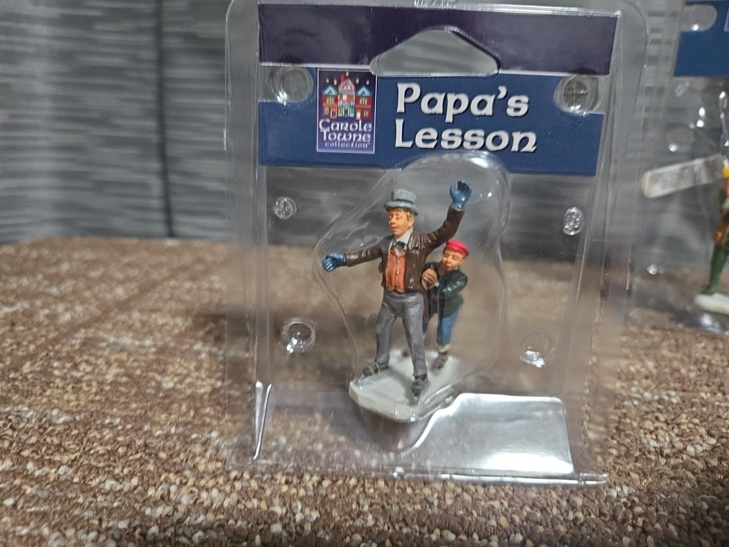 Two(2) LEMAX CAROLE TOWNE Collection- Papa’s Lesson & Fly Fishing With Dad