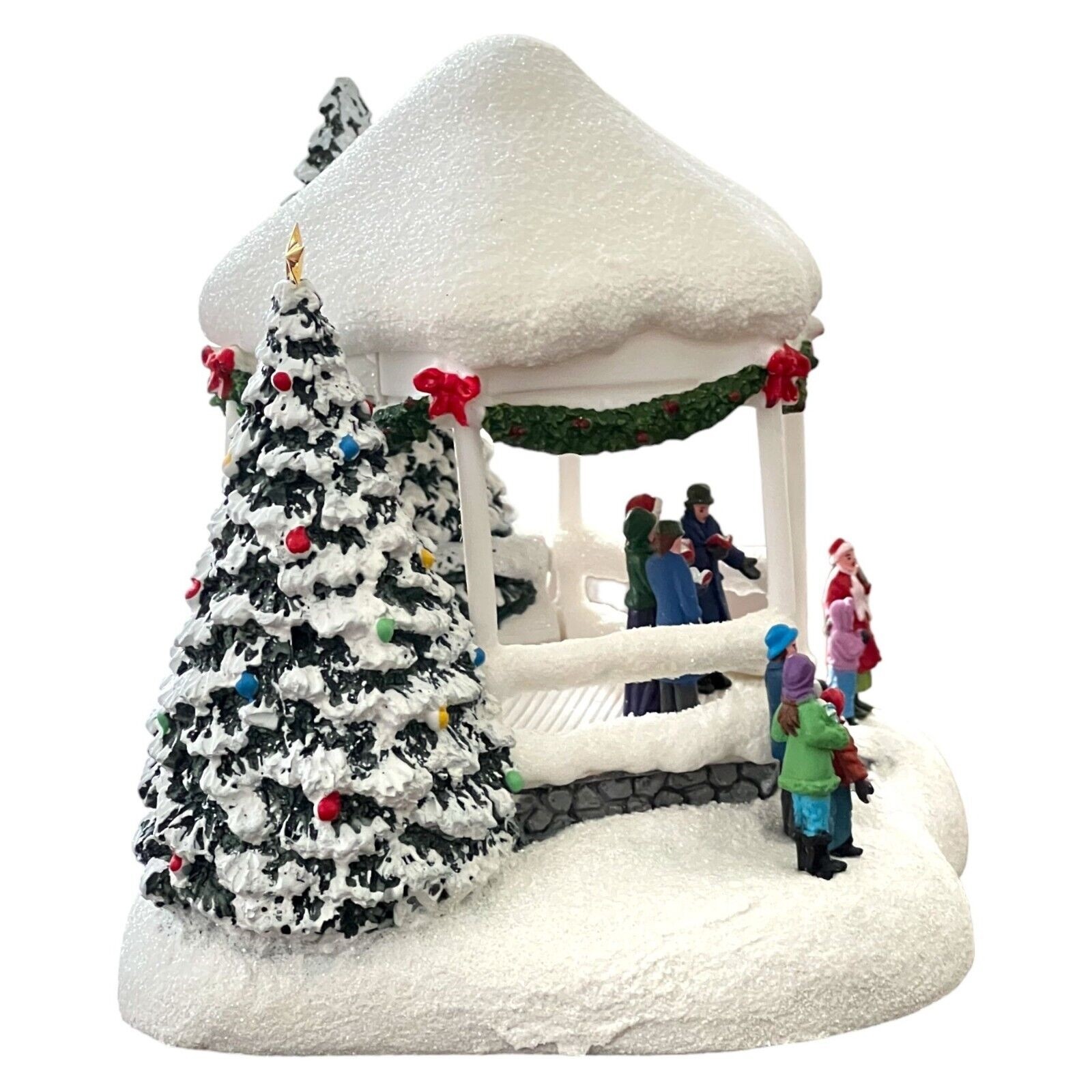 Thomas Kinkade Teleflora 2023 Sweet Sounds of Christmas Lighted Gazebo NOS