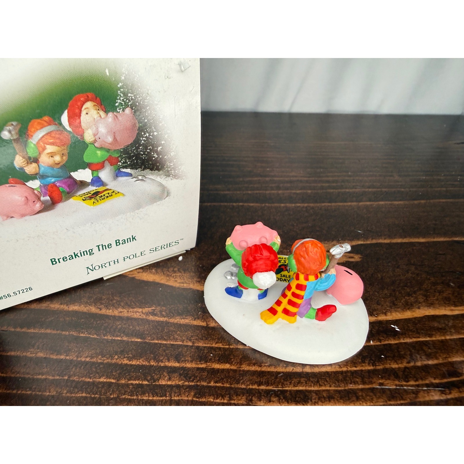 Department 56 North Pole Series Breaking The Bank Elf Figurine 56.57226 Boxed