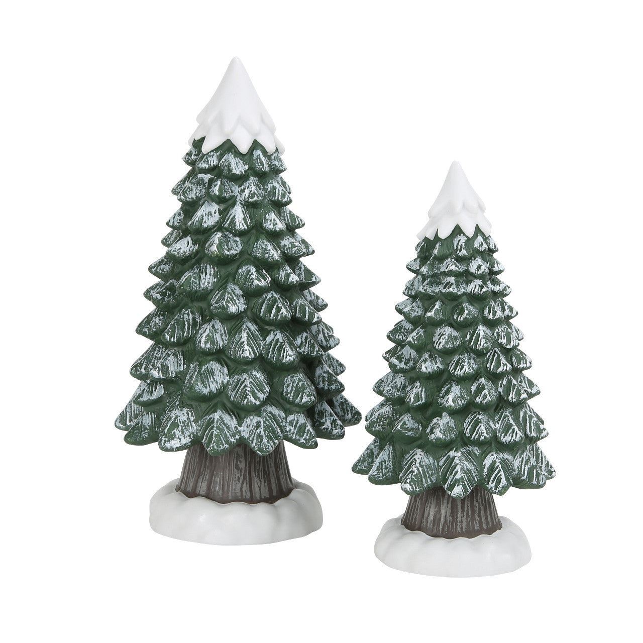 Department 56 Cross Product Village Accessory Highland Trees Set of 2 6018401