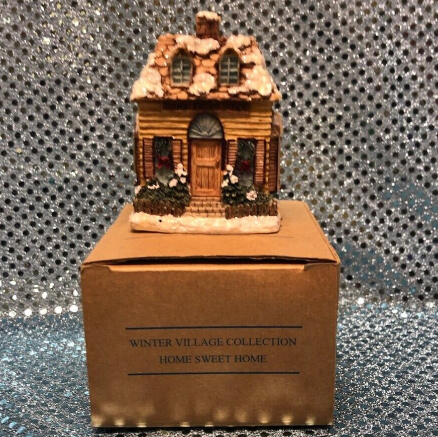 AVON Winter Village Collection Home Sweet Home BRAND NEW In Original Box