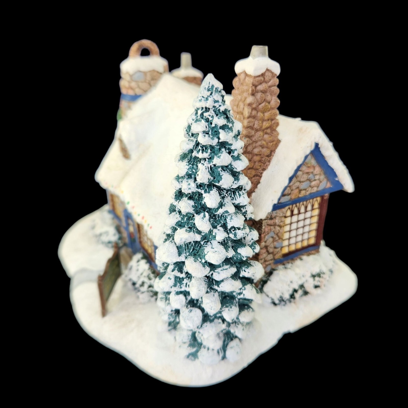 Hawthorne Village Stonehearth Restaurant Kinkade Xmas 79978 Vtg NO LIGHT READ