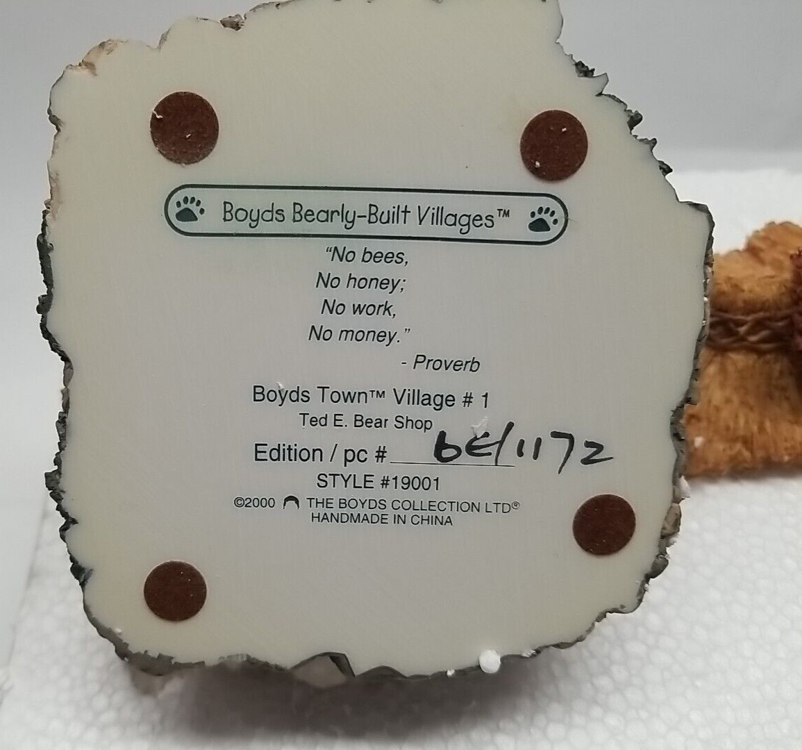 Boyd’s Bearly Built Villages Boyds Town Ted E. Bear Shop #19001