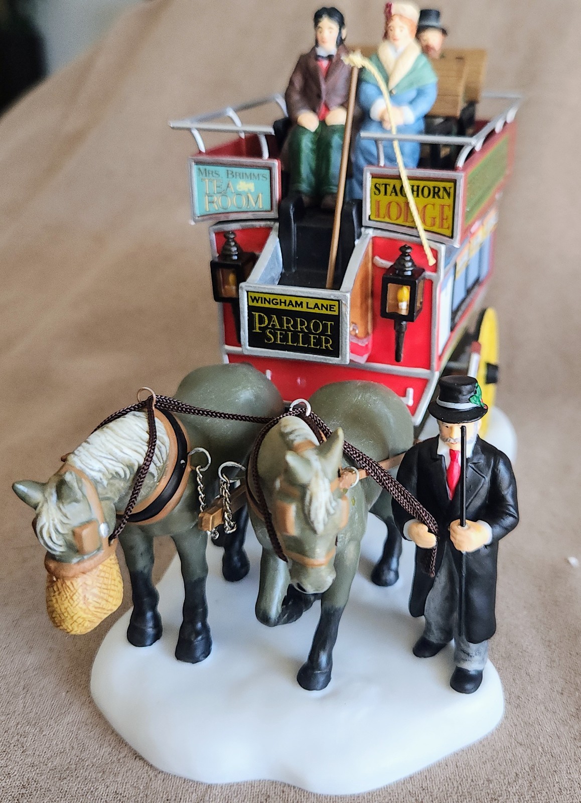 Omnibus #58569 Department 56 Dickens Village -BUYER GUARANTEE