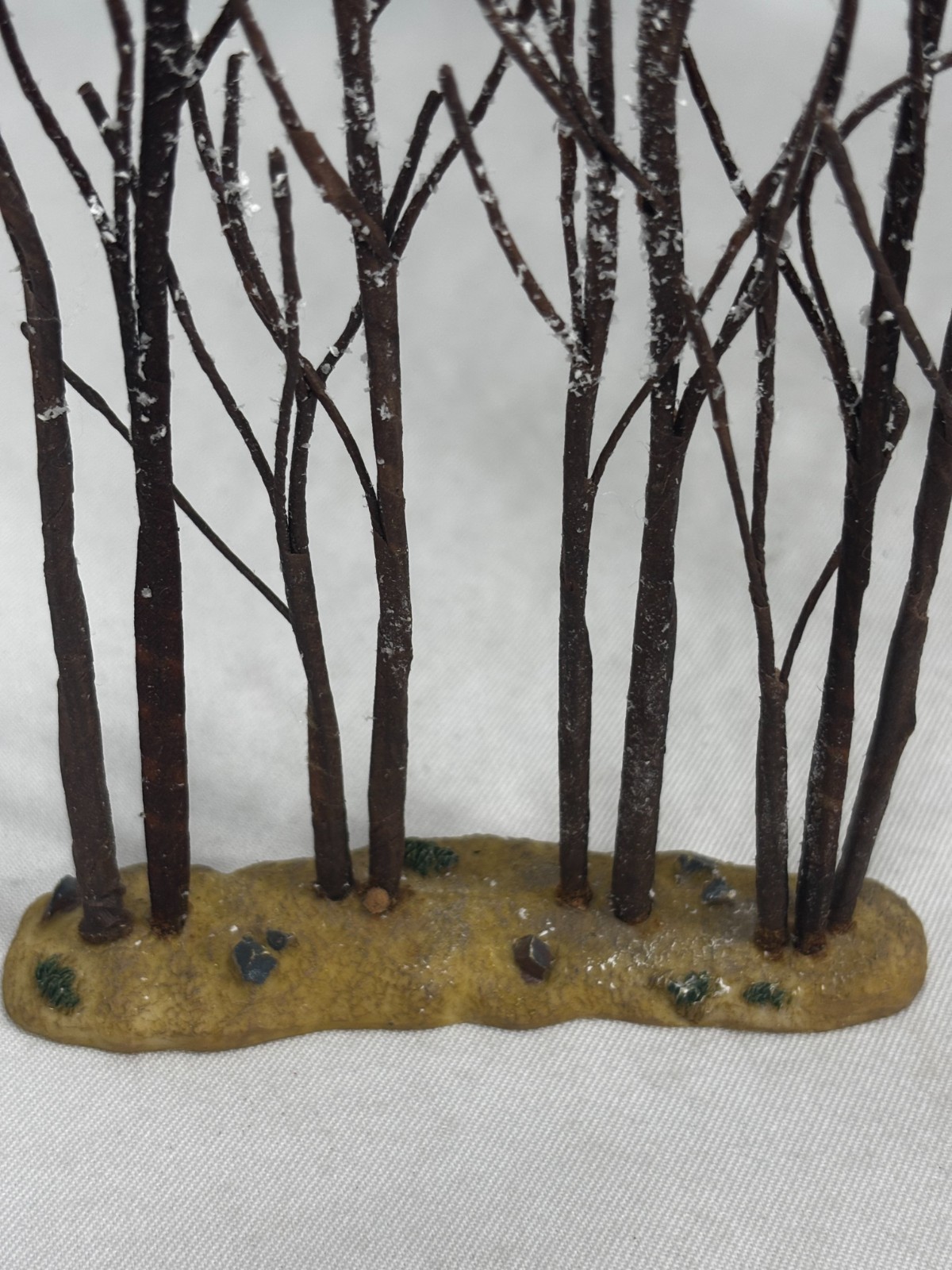 (4) Lemax 14614 11″ STAND OF SYCAMORE TREES Christmas Village Landscape Scenery