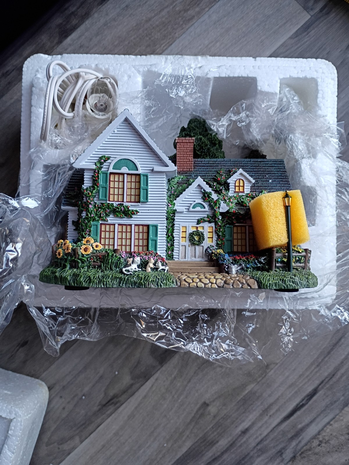 Hawthorne Village Thomas Kinkade Hometown Springs Blessing Of The Season Lighted