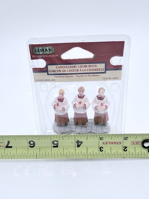 Lemax Christmas Village Town Candlelight Choir Boys 42862 Church Choir #2
