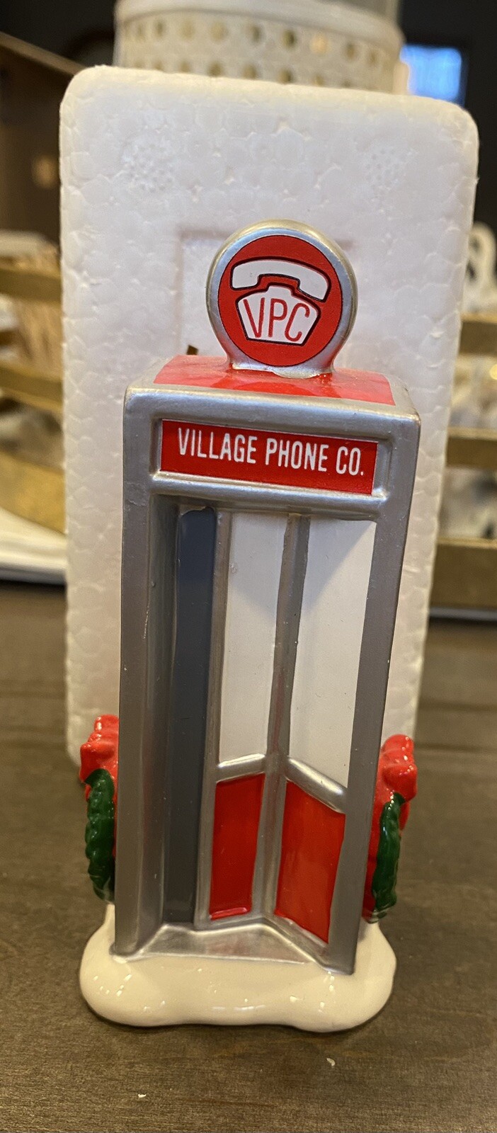 Department Dept 56 Snow Village Christmas 5429-1 Phone Booth Accessory MIB