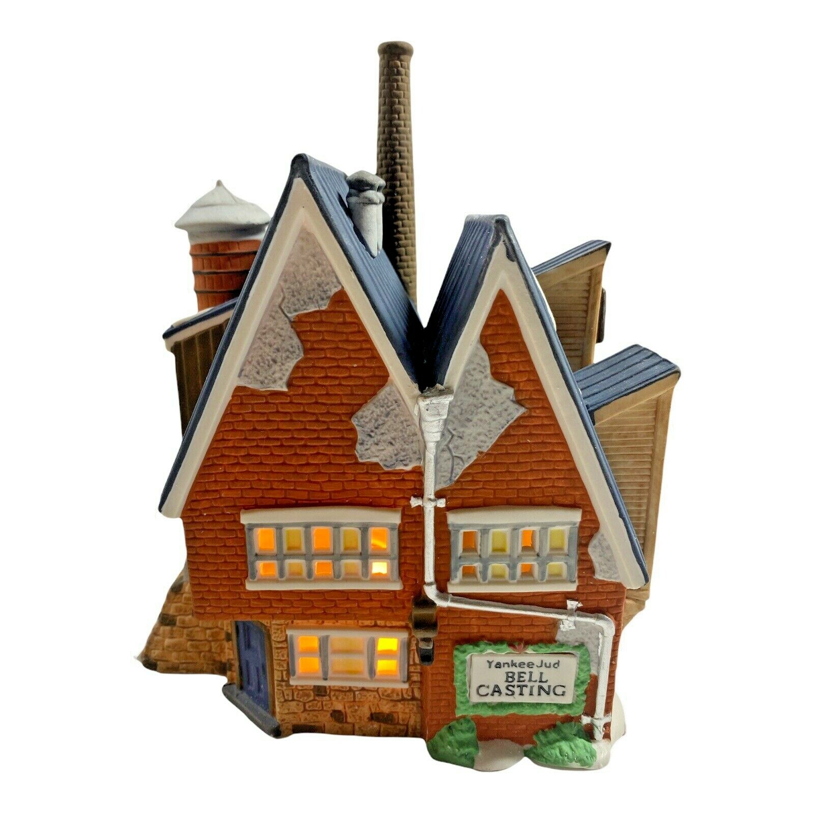 Department 56 Heritage New England Village Yankee Jud Bell Casting 56430 Lighted
