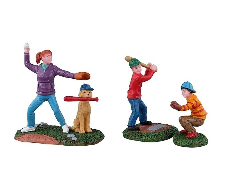 Lemax Baseball Practice General Product 32206 Christmas Village NIP