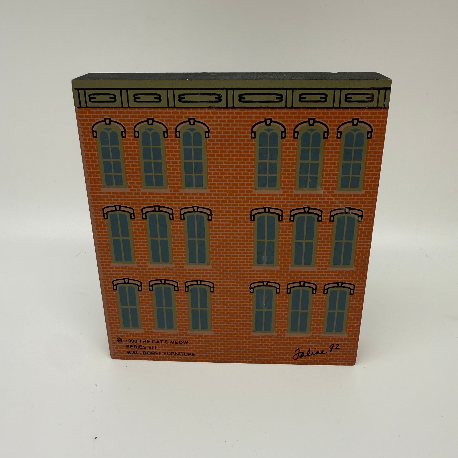 Cats Meow Walldorff Furniture 2 Sided Holiday Village Vintage