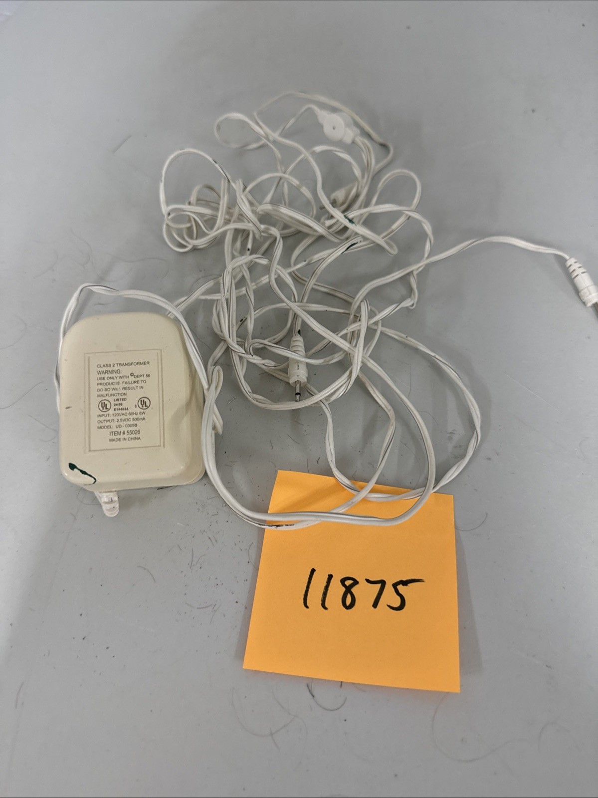 Dept 56 AC/DC ADAPTER General Village 55026 AC DC Village Accessory, 3 Plugs