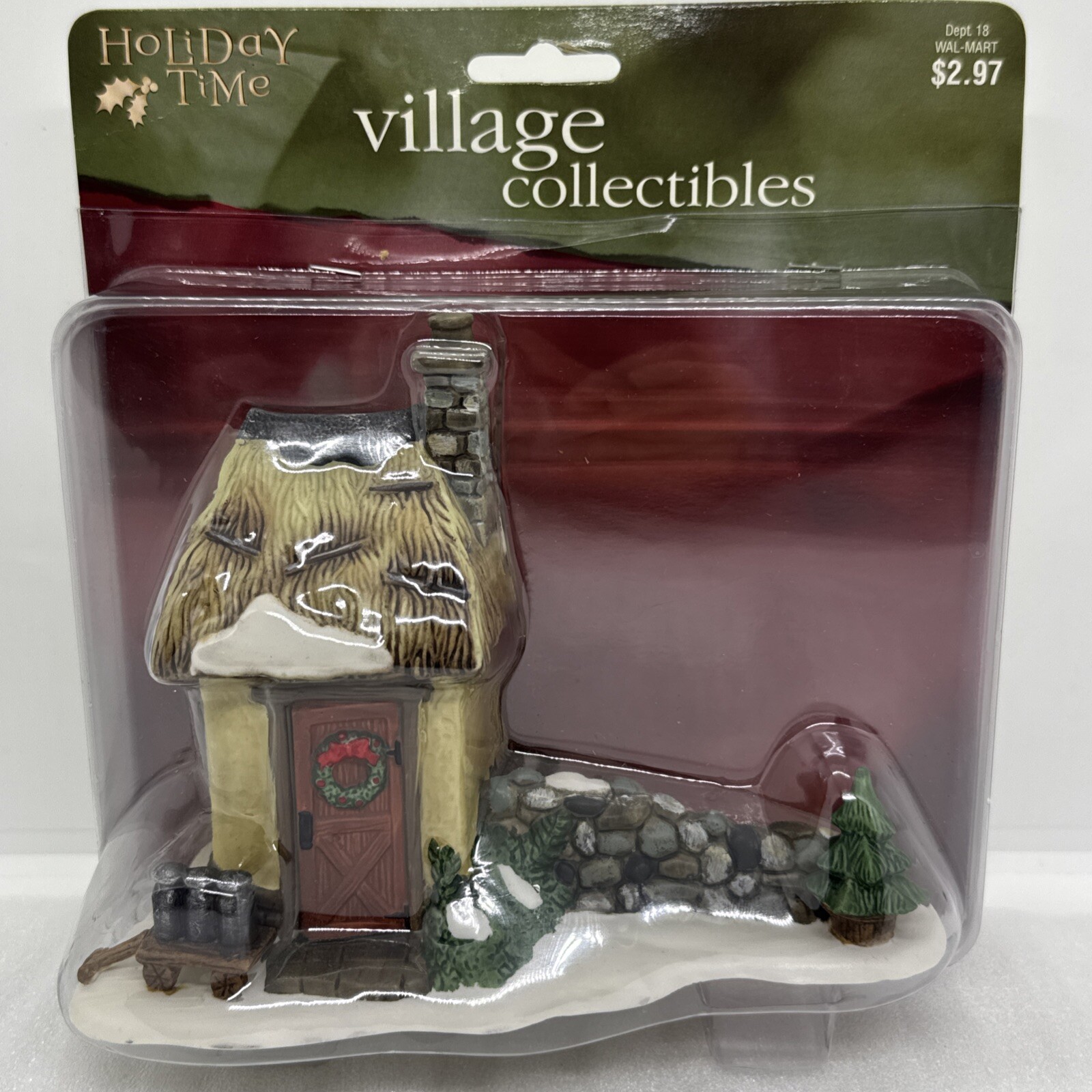 Santa’s Workshop Village Collectibles 2001 Christmas Ceramic O’Well