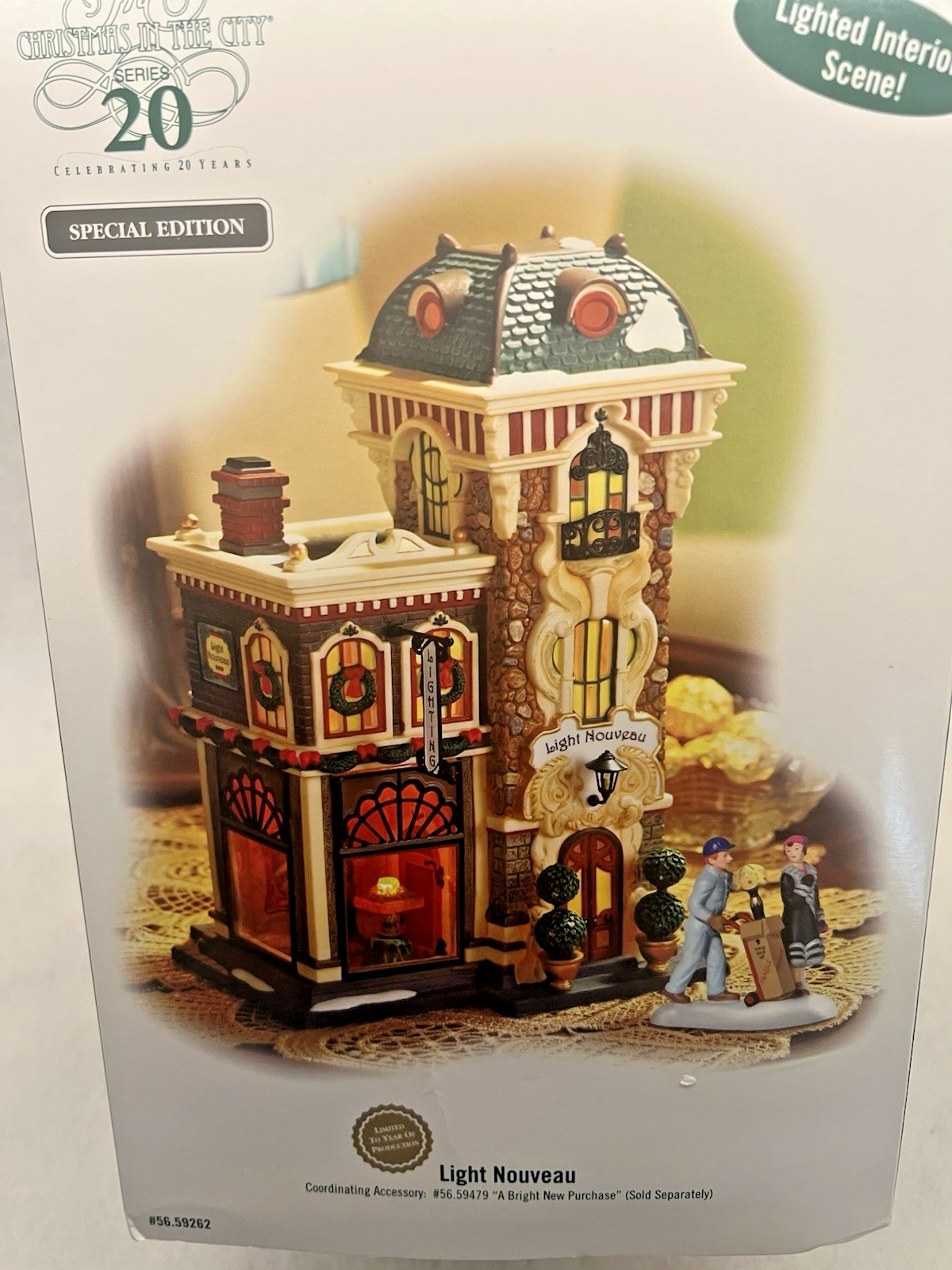 Dept 56 Christmas in the City “Light Nouveau” #56.59262 Special Edition