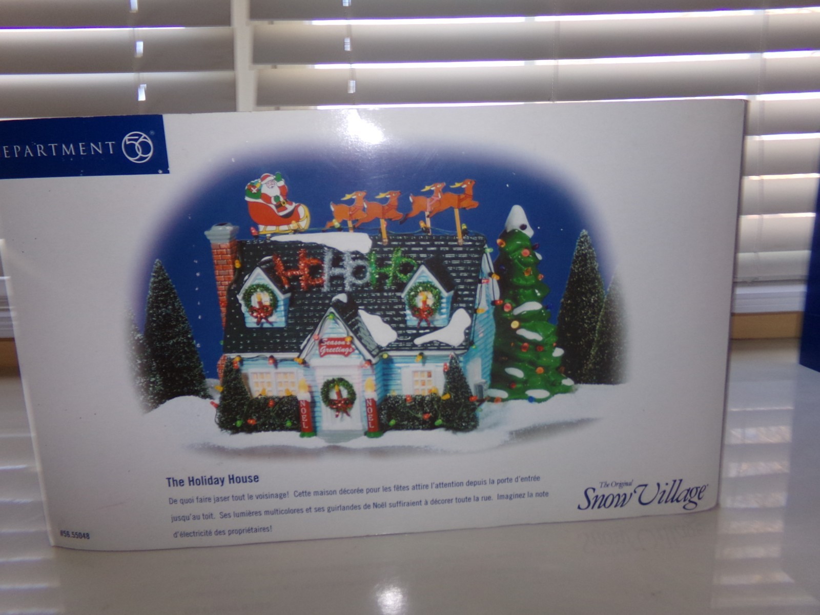 Dickens Snow Village Santa’s Holiday House