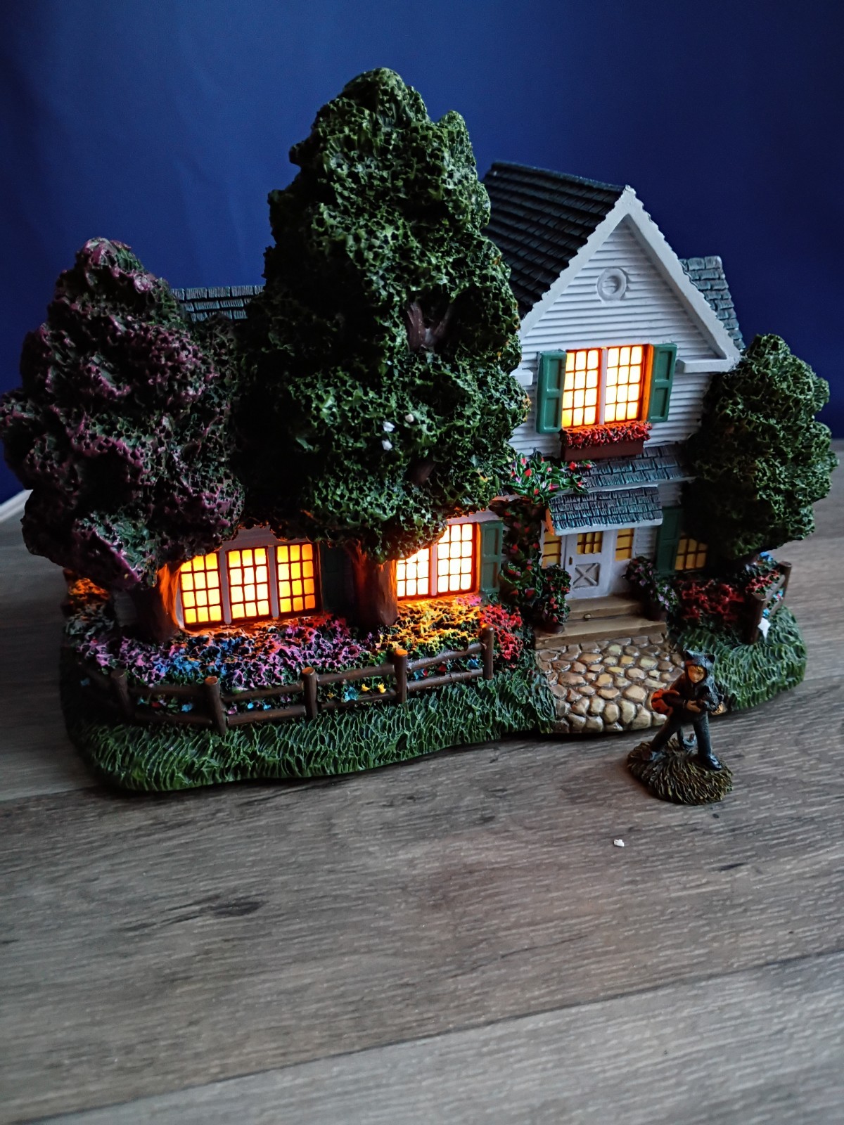 Hawthorne Village Thomas Kinkade Hometown Springs Blessing Of The Season Lighted