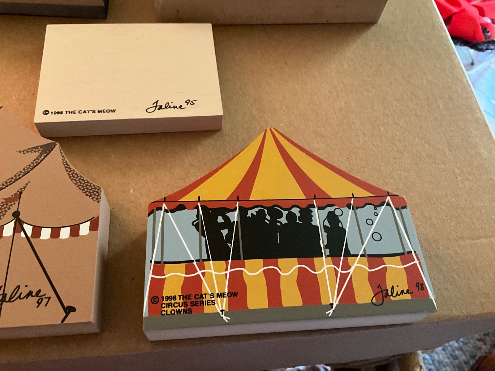 Cat’s Meow Circus Series Ferris Wheel, Clowns, Big Top, Sideshow and Lion – New