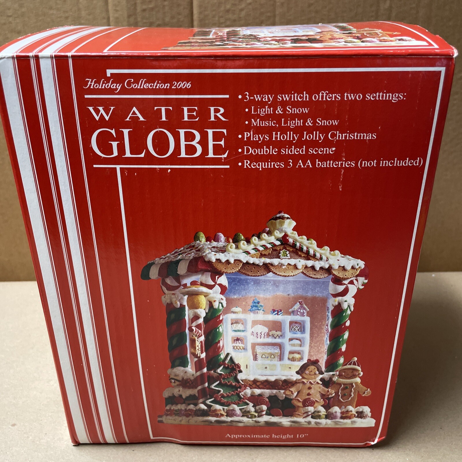 Musical LED & SnowGlobe Gingerbread House Sams Club 2006 Holiday Collection A13