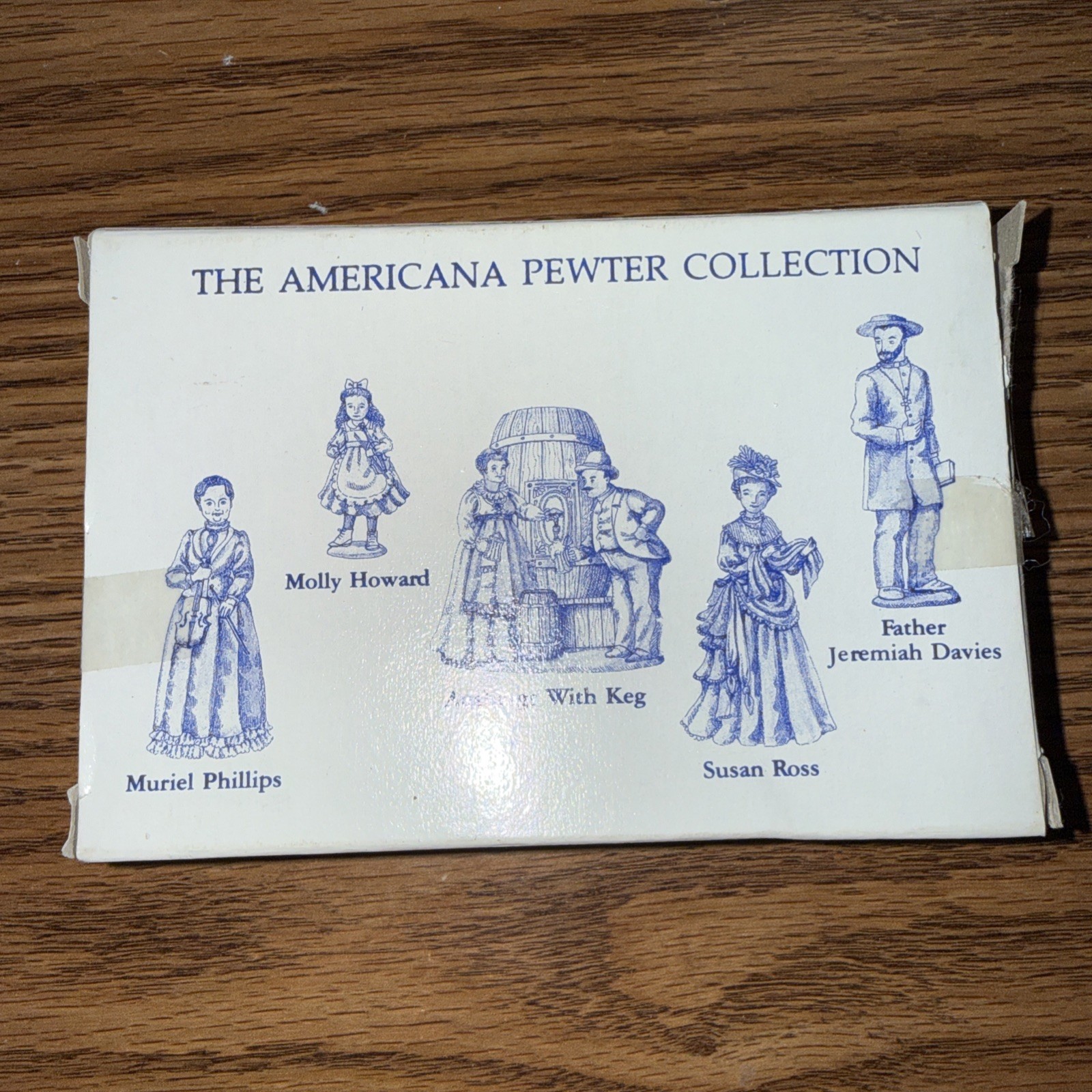 LIBERTY FALLS PEWTER FIGURE SET #AH71 – The Americana Pewter Collection MINI