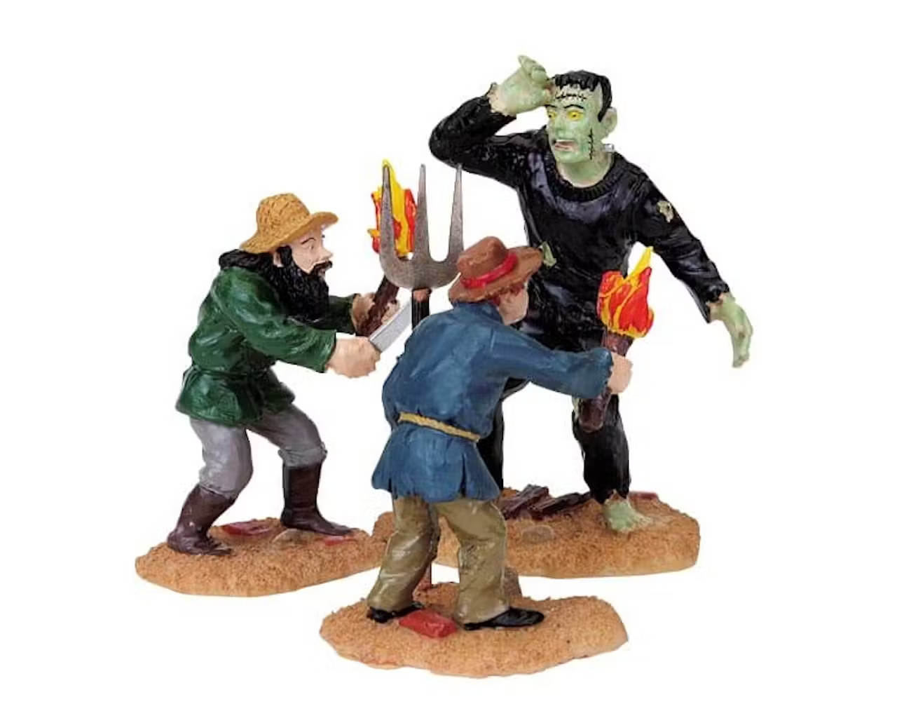 Lemax Spooky Town MONSTER HUNTING, SET OF 3 #82469 • RETIRED • NEW