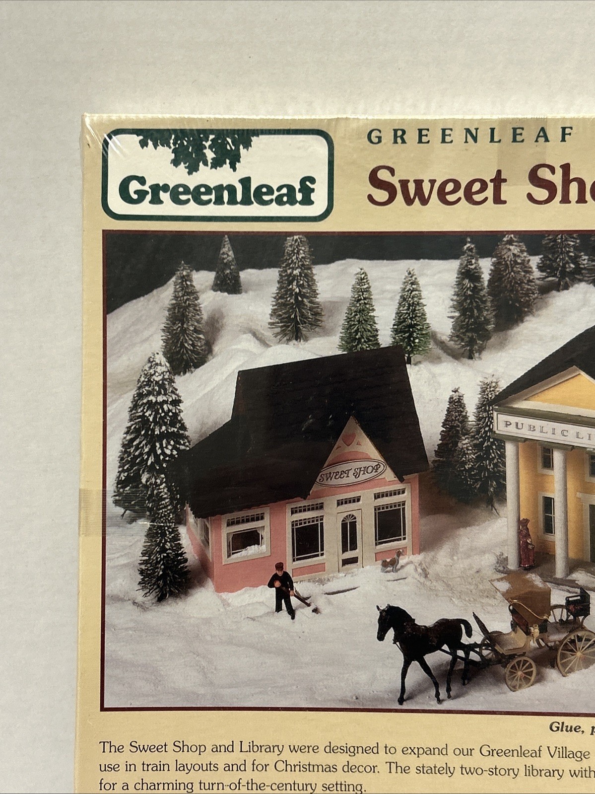 Greenleaf Village Sweet Shop & Library SEALED 1995