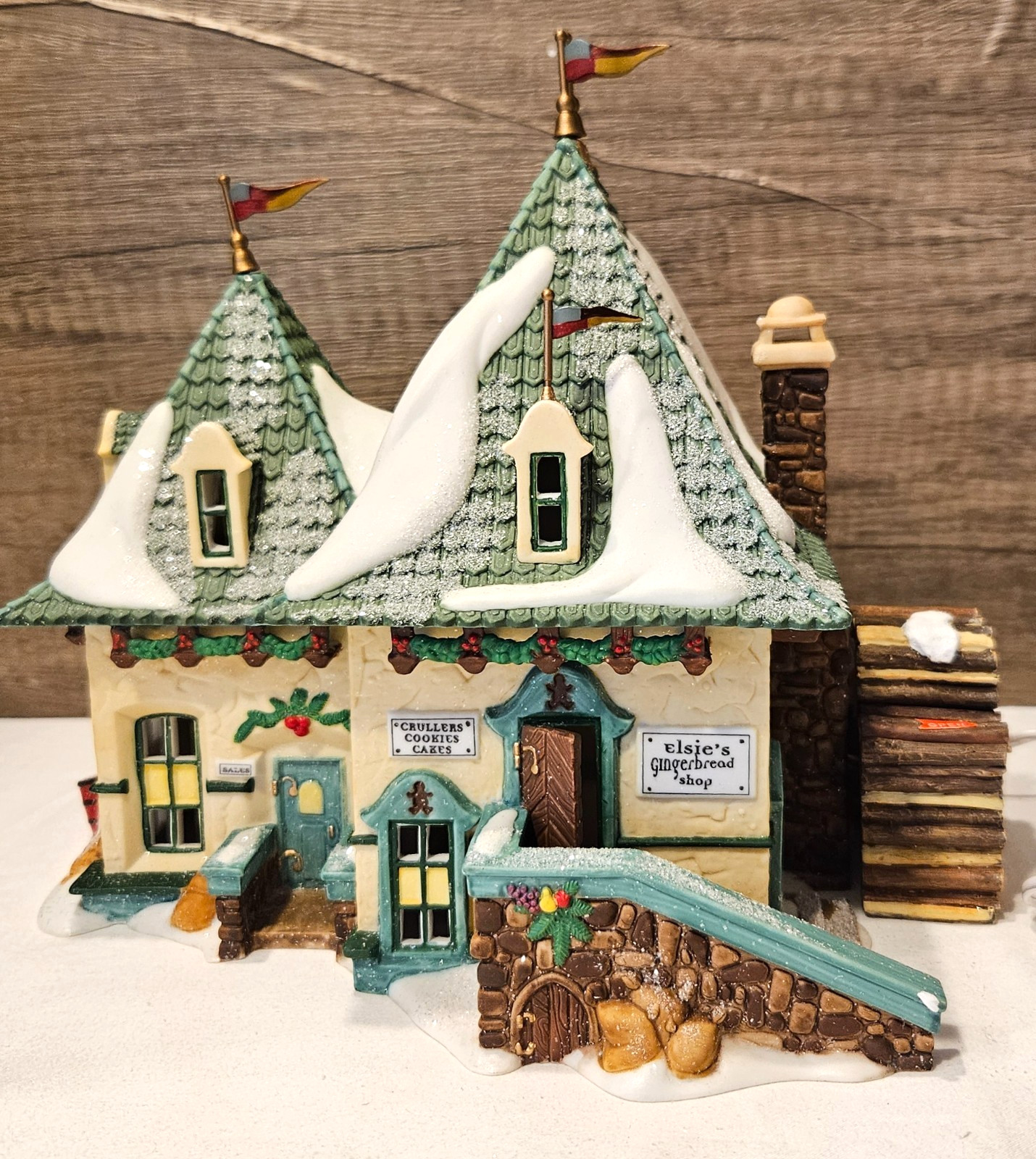 Dept 56 North Pole Series “Elsie’s Gingerbread” Ltd to year of production 1998