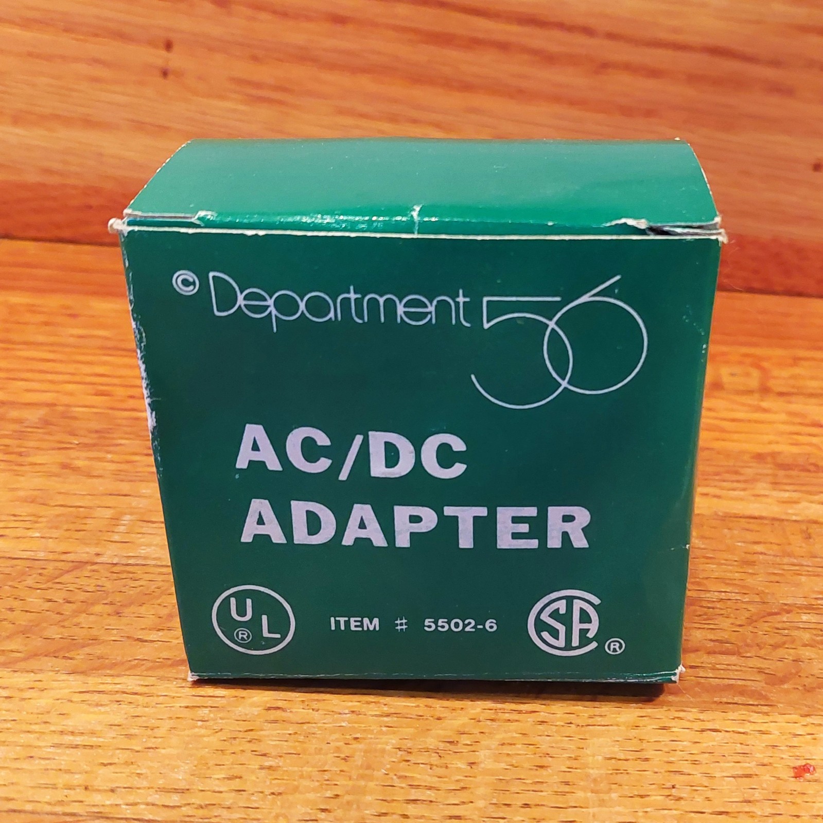 AC/DC ADAPTER 55026 for Department 56 Christmas Villages