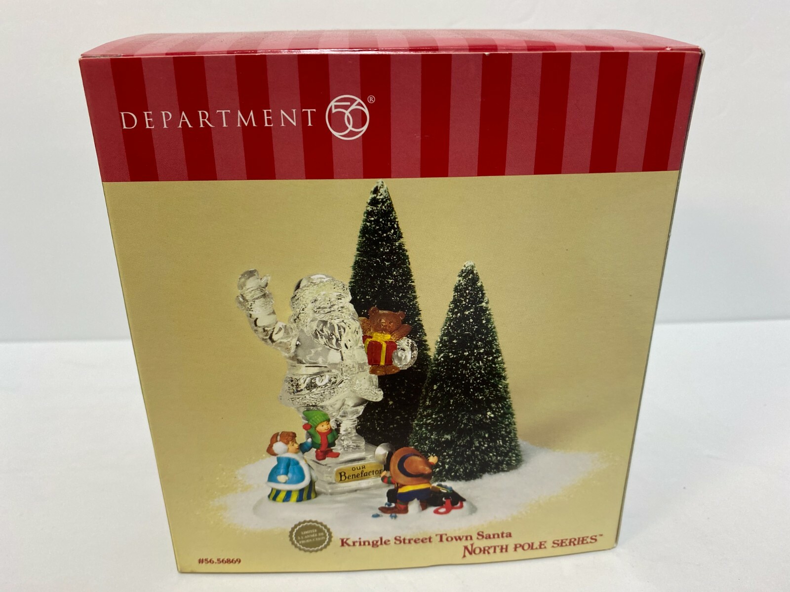DEPARTMENT 56 NORTH POLE SERIES 2004 “KRINGLE STREET TOWN SANTA ” -NEW