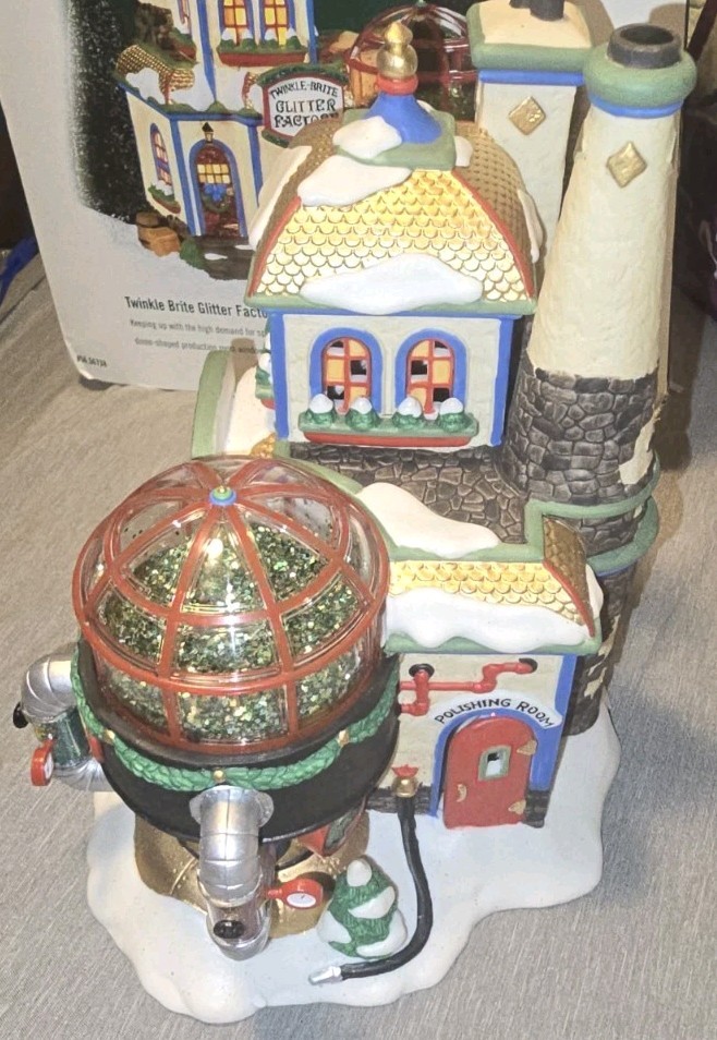 Department 56 Twinkle Brite Glitter Factory North Pole Series #56738U