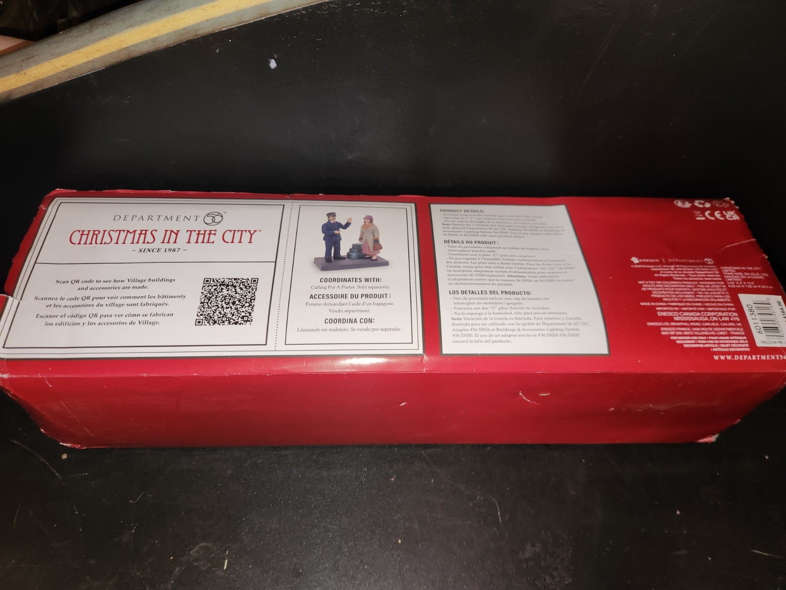 Dept 56 Christmas in the City Christmas in the Cities Limited Lit Train 6011380