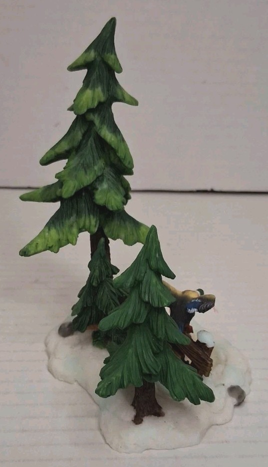 Santas Workbench Resin Accessory Ducks on Frozen Lake Pre-owned In Box