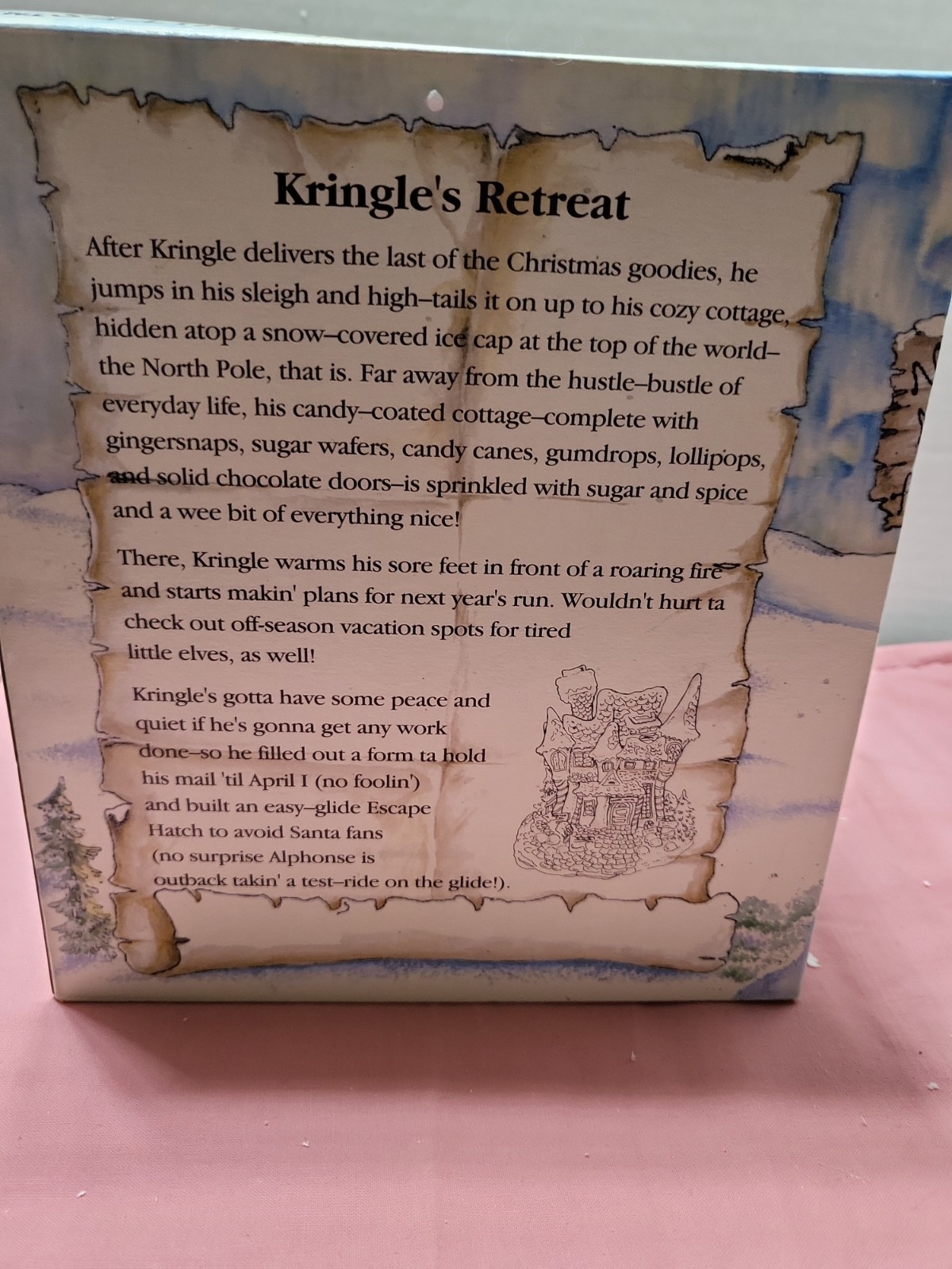 Boyds Bearly Built Villages Kringle’s Santas Retreat House Building