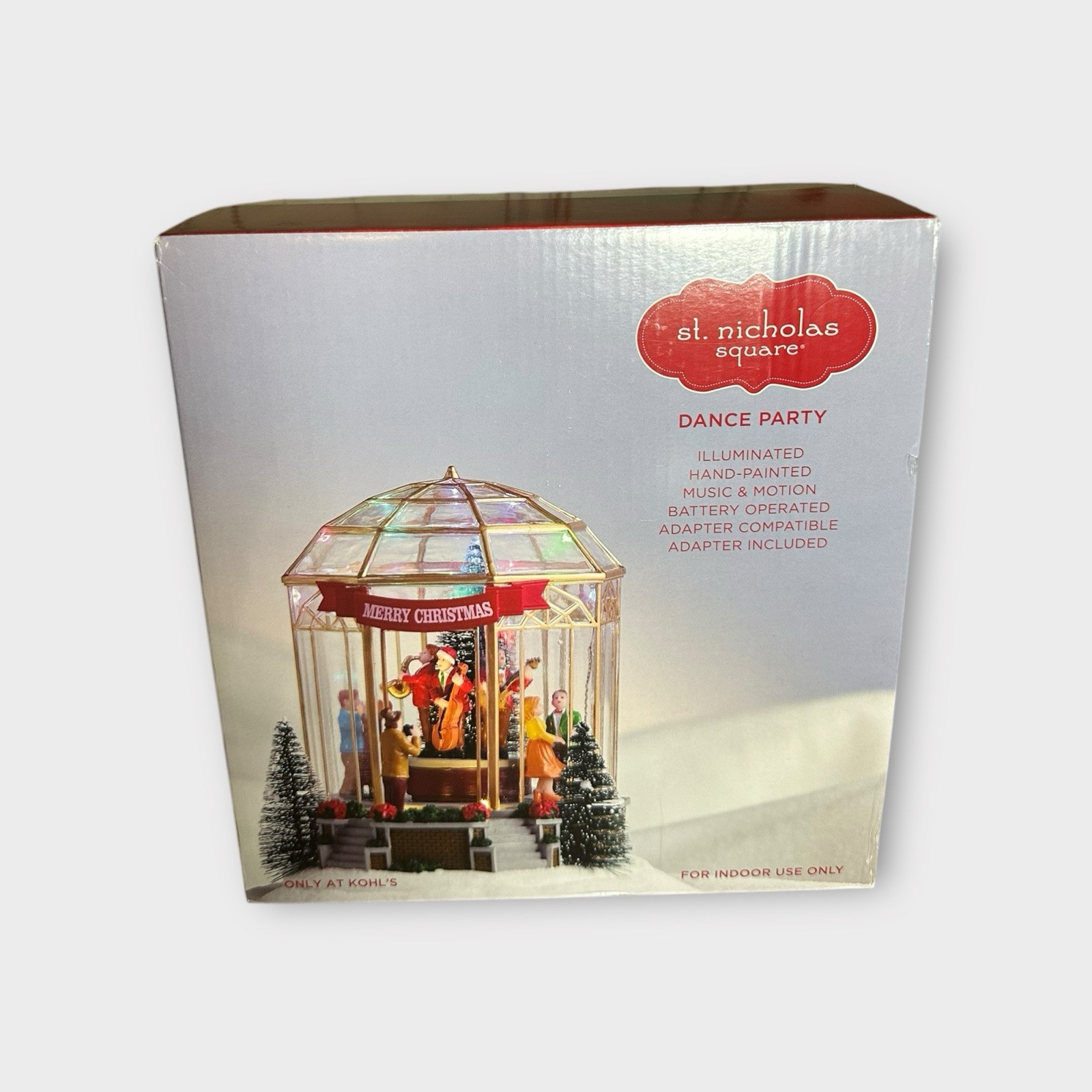 St Nicholas Square Dance Party Band Lights Music And Motion New In Box