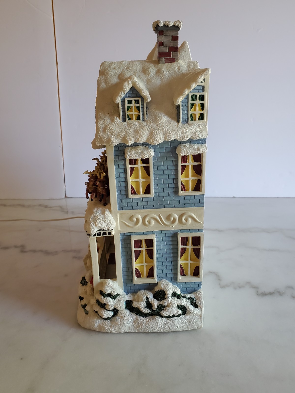 Hawthorne Village Thomas Kinkade The Night Before Christmas Story House *Tested*