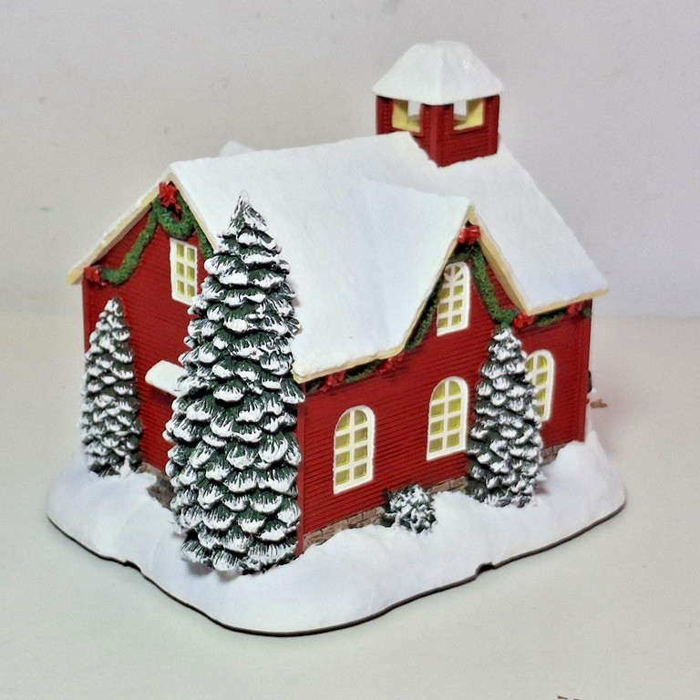 Hawthorne Thomas Kinkade Christmas Village “Christmas Cottage “, 2002