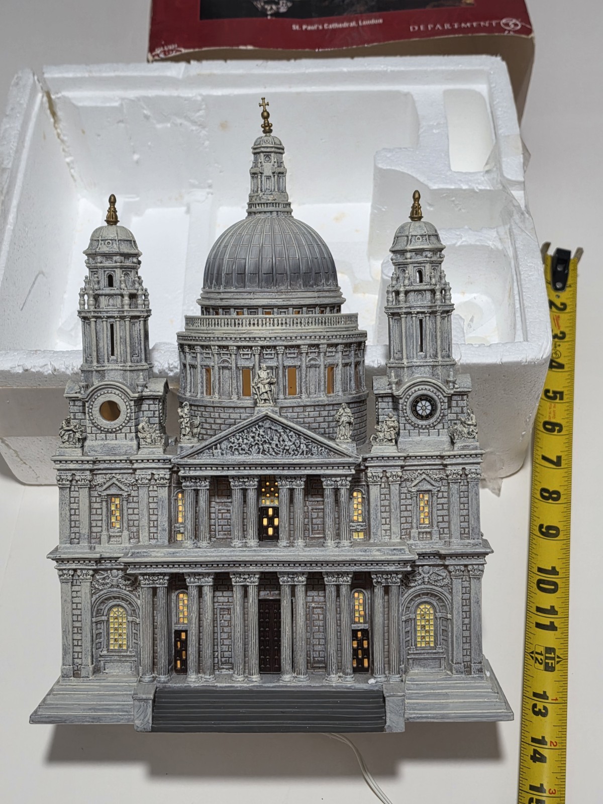 Dept 56 St. Paul’s Cathedral London Churches of The World Accents OOP RARE! READ