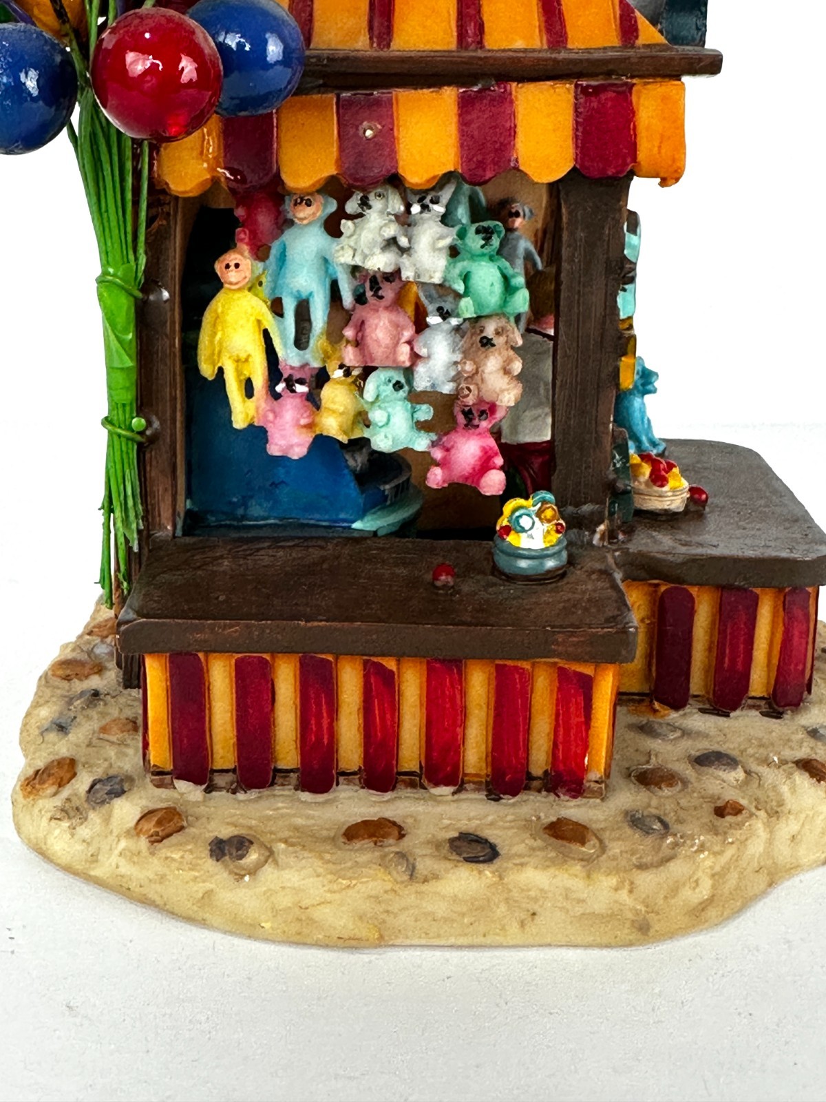 Lemax Carnival Krazy Crazy Cans Game Booth Circus Fair Festival