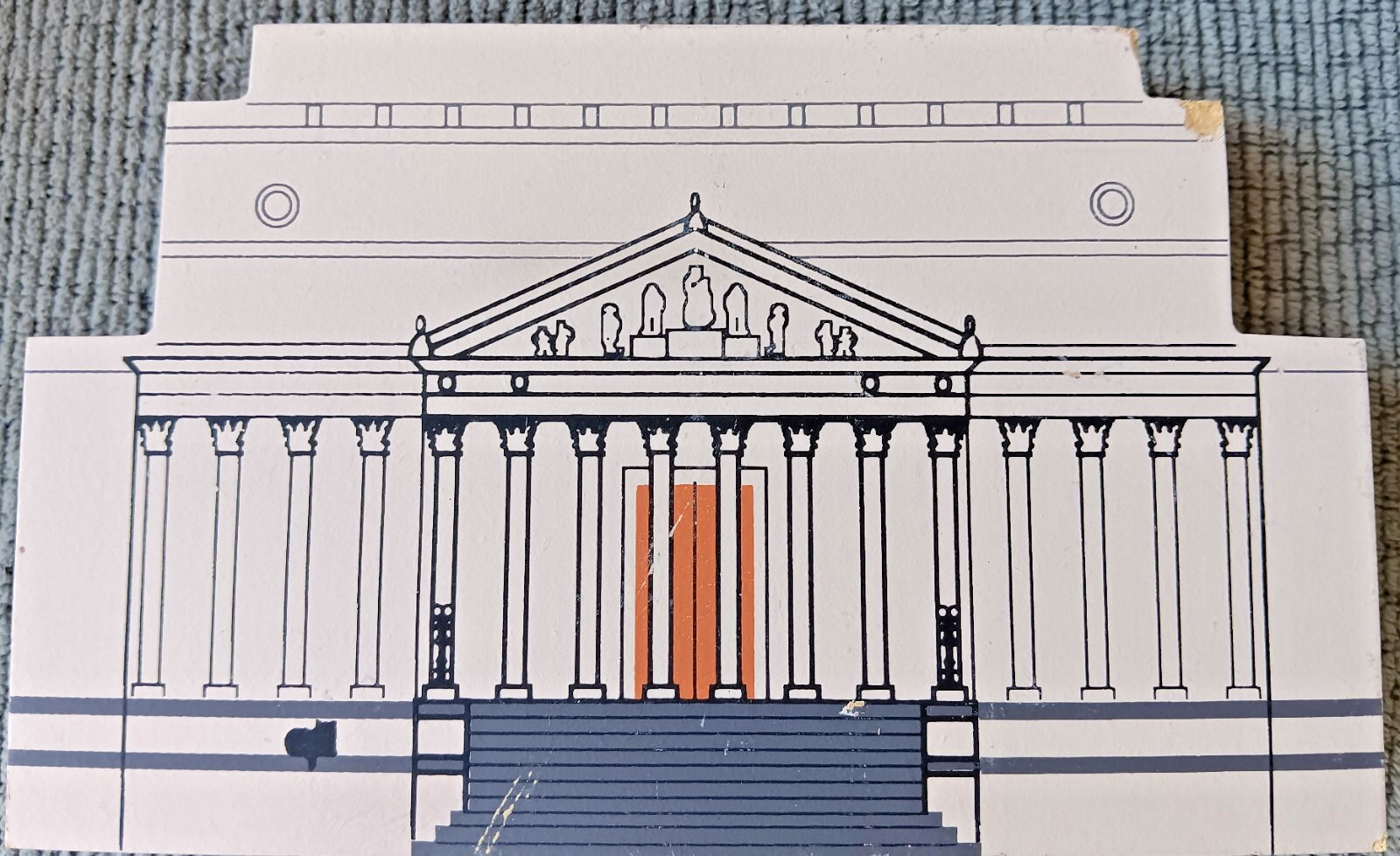 NEW Cat’s Meow Village Washington D.C Series National Archives 1991 SIGNED 95