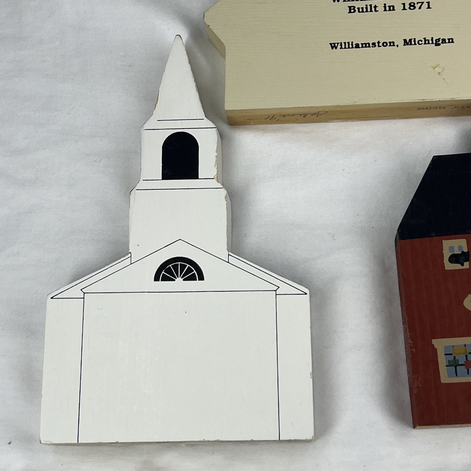 The Cat’s Meow, Book Store, Williamson Depot & White Church, Mixed Lot of 3