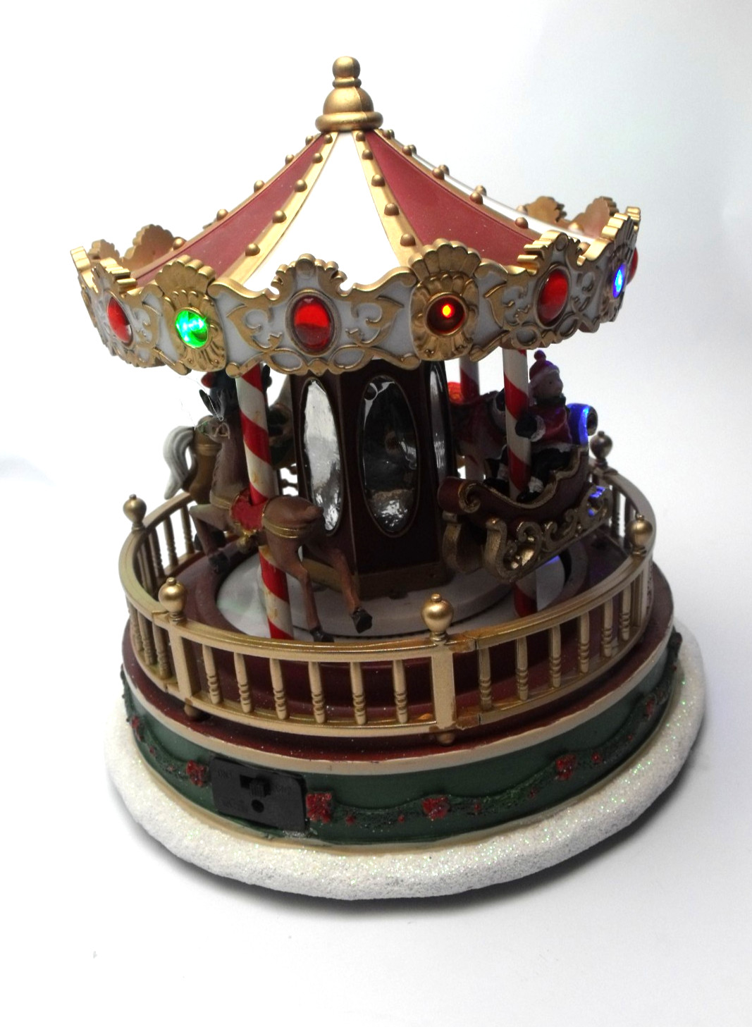 st nicholas square christmas carosel with box