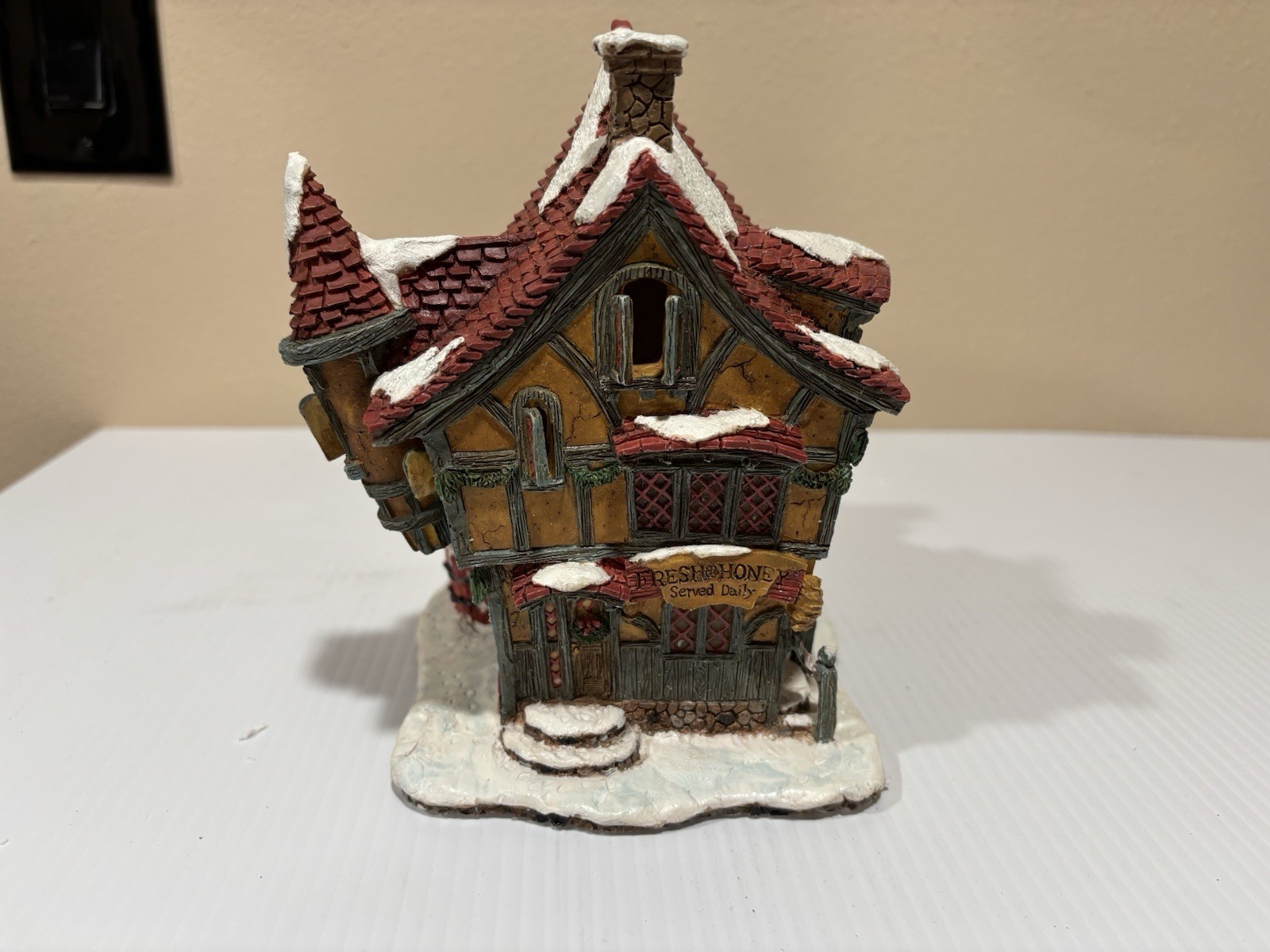 Dept 56 Storybook Village GOLDILOCKS BED & BREAKFAST Lighted All 4 pcs