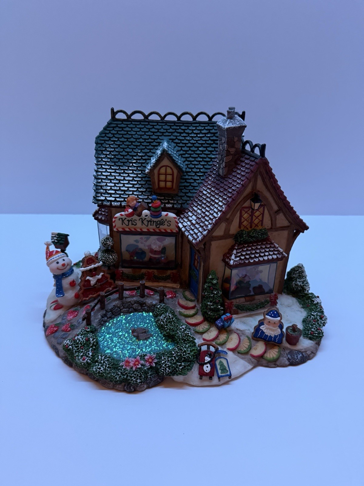 Vintage O’Well 2004 Limited Edition Lit Christmas Village Houses Set of 3 Tested