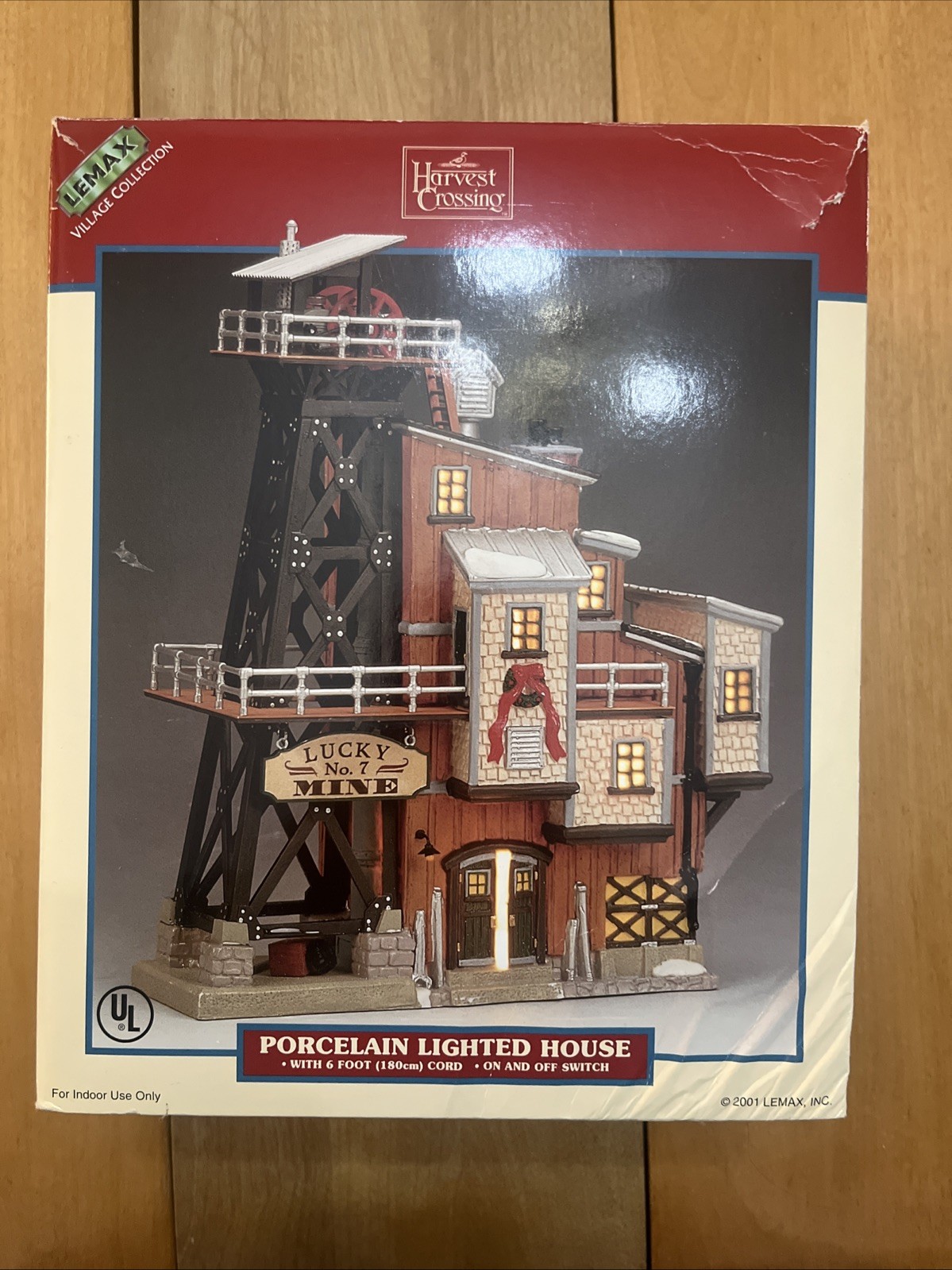 Lemax Harvest Crossing Lucky 7 mine 2001