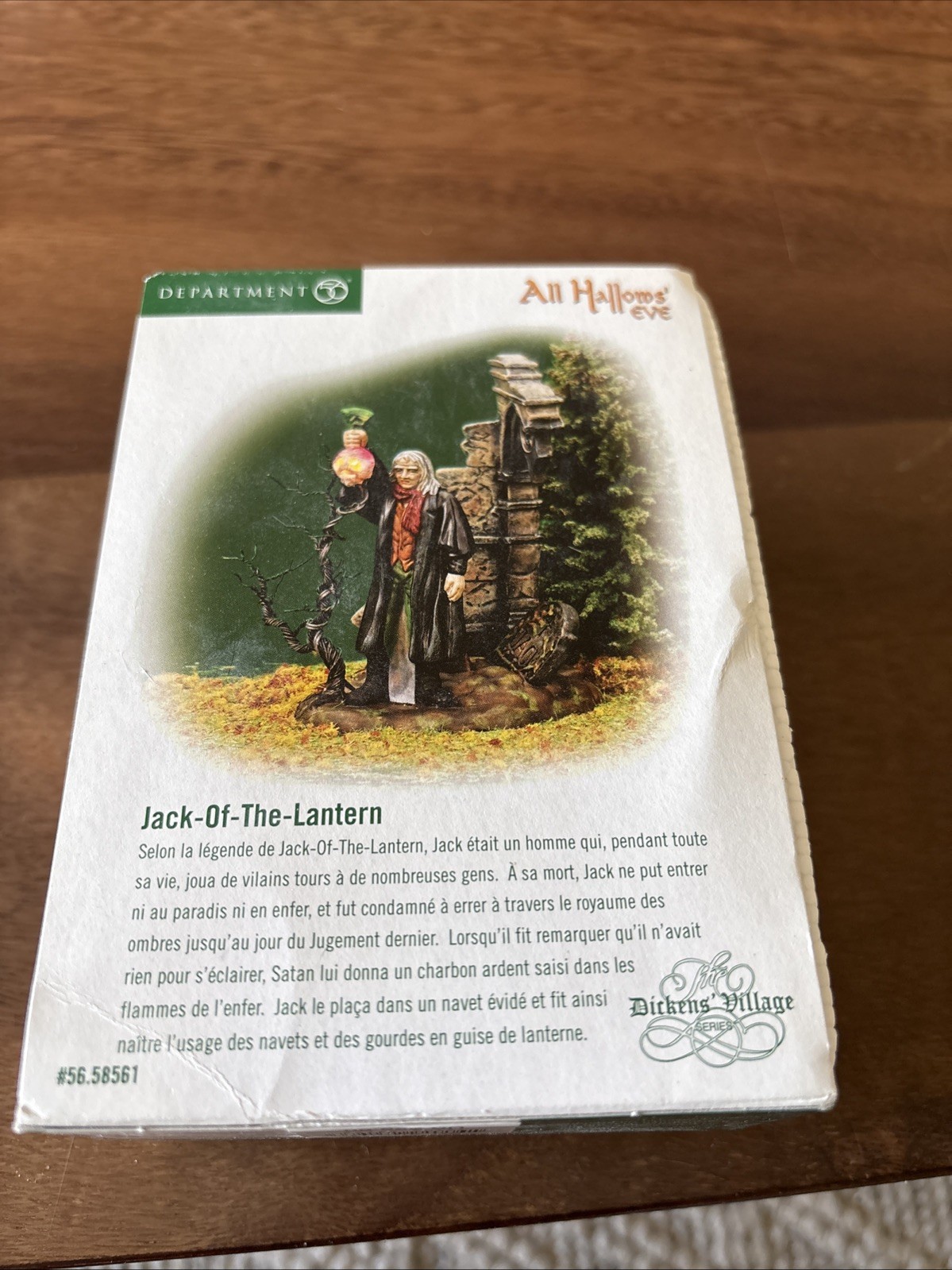 Department 56 Jack of the Lantern – All Hallows’ Eve #56.58561 – Original Box