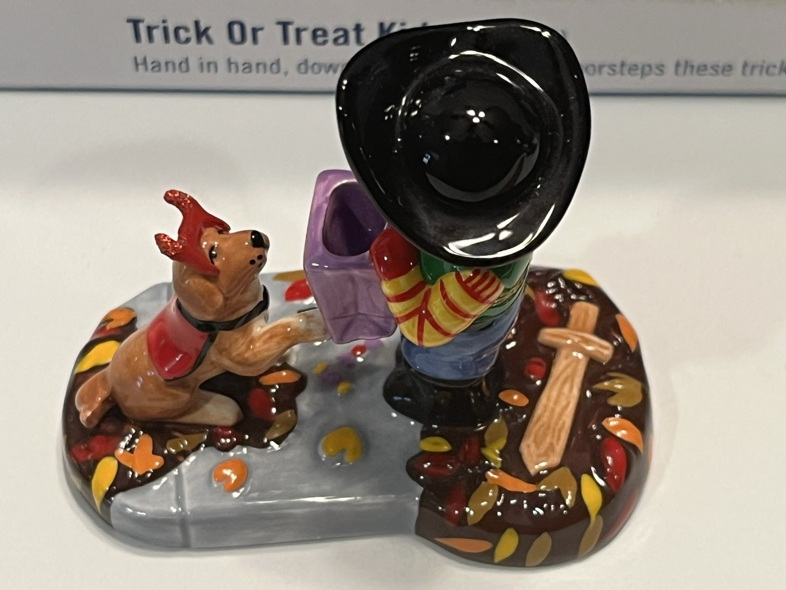 Department 56 Snow Village Halloween Trick or Treat Kids Set of 3 1999 #54937