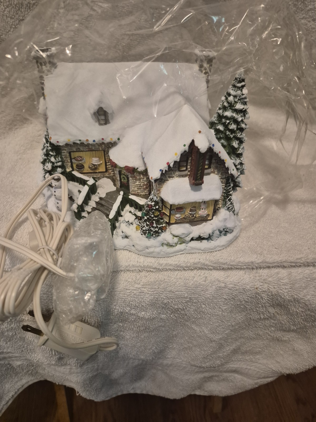 THOMAS KINCADE HAWTHORNE VILLAGE YULETIDE BAKERY 2001 XMAS COLL. NEW IN OPEN BOX