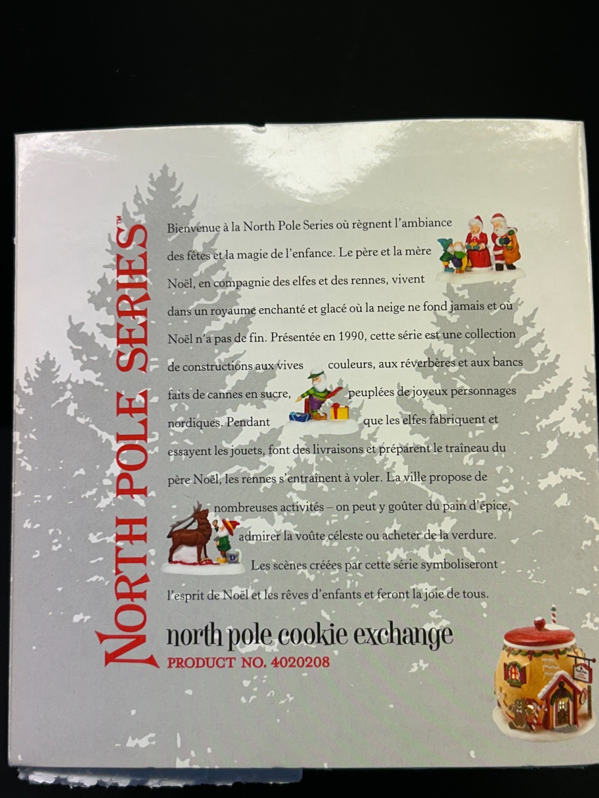 🎄🎄Dept 56 4020208 North Pole Cookie Exchange Santa’s Sweet Shop